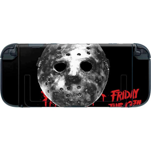 Warner Bros Friday the 13th Jason Voorhees Dripping Mask Nintendo Switch 2 (2025) with Joy-Con Skin